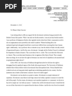 Professor David Shorter Statement of Support for Divestment