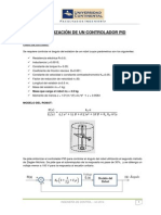 SINTONIZACIÓN DE UN CONTROLADOR PID