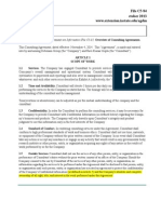 Sample Consulting Agreement: File C5-84 Ctober 2013 WWW - Extension.iastate - Edu/agdm