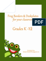 Title Frog Borders and Deskplates
