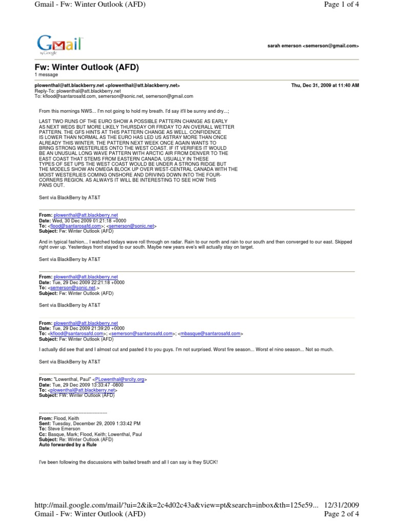 Weather Email | PDF | Weather Forecasting | Rain