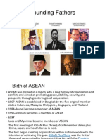 Founding Fathers: Tun Abdul Razak (Malaysia) Thanat Khoman (Thailand) Narciso Ramos (Philippines)