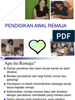 Pendidikan Awal Remaja