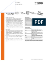 Specialty Materials Hastelloy C-276 ALLOY: Certified To Iso 9001