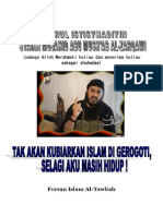 Asy Syahid Abu Mushab Al Zarqowi: Tak Akan Kubiarkan Islam Dihancurkan