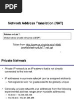 Network Address Translation (NAT)