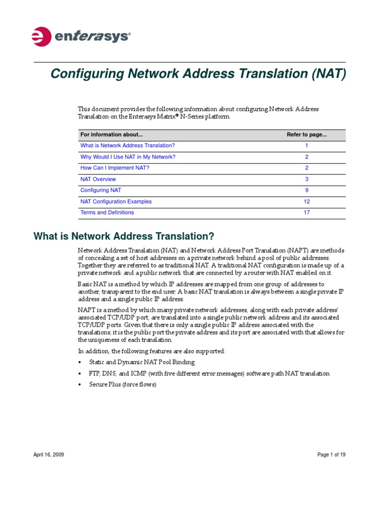 Network Address Translation Pdf – GGWE