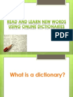 Using Online Dictionaries