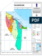 Peta Administrasi Kabupaten Sarmi Papua