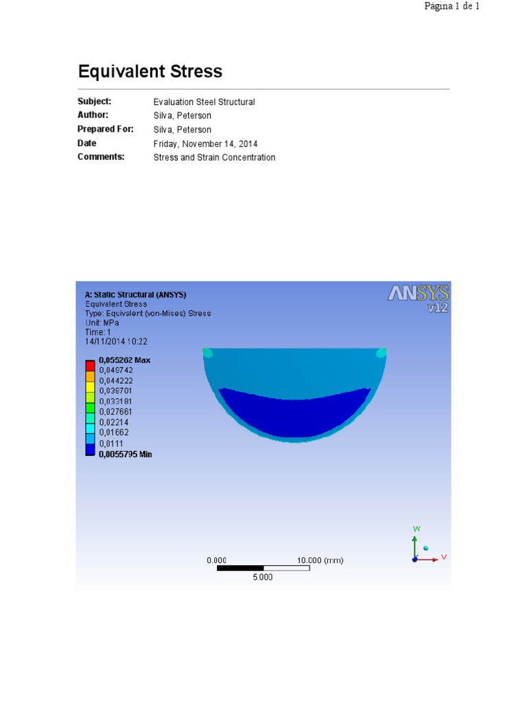 Equivalent Stress in Steel Structures | PDF