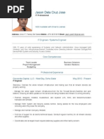 JasonDelaCruzJose CV 2014