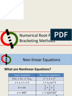 Numerical Root-Finding: Bracketing Methods