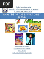 Download Walt Disney- Case Study Analysis by Shabbir_Ali_Kanch SN24658023 doc pdf