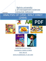 Walt Disney - Case Study Analysis
