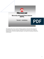 Microchip Advanced Parts Selector (MAPS) : Tutorial I - Installation