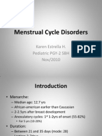 Menstrual Disorders