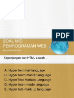 Soal Mid Pemrograman Web