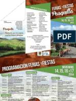 Ferias y Fiestas en La Zona Rural de Ciudad Bolívar-Programación
