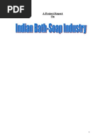 Report On Indian Bath Soap Industry