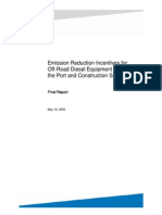 Emission Reduction Incentives For Off-Road Diesel Equipment Used in The Port and Construction Sectors - Anil