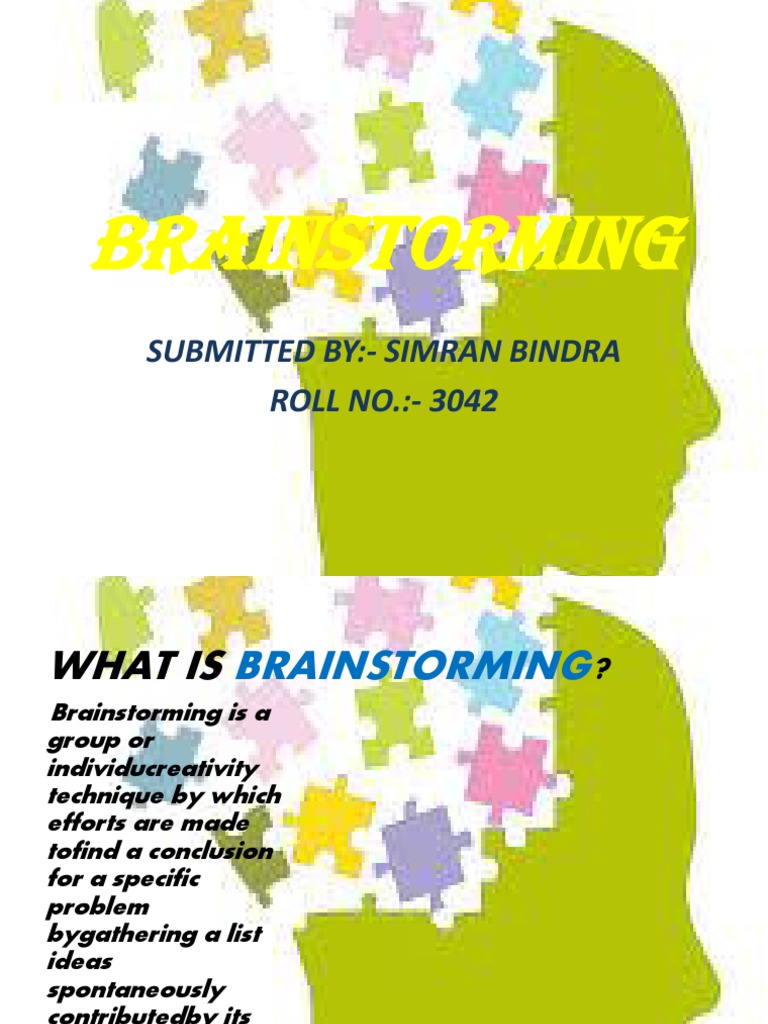 Effective Brainstorming Techniques | PDF