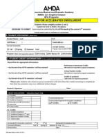 Application For Accelerated EnrBFA