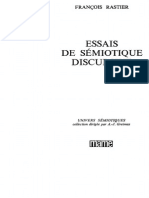 Essais de Sémiotique Discursive - Rastier PDF