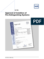 Vds - 2132en Aproval of Installers of Fire Extinguishing Systems