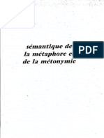 Sémantique de La Métaphore Et de La Métonymie - Rastier PDF