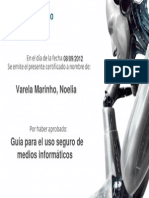 Certificate PDF