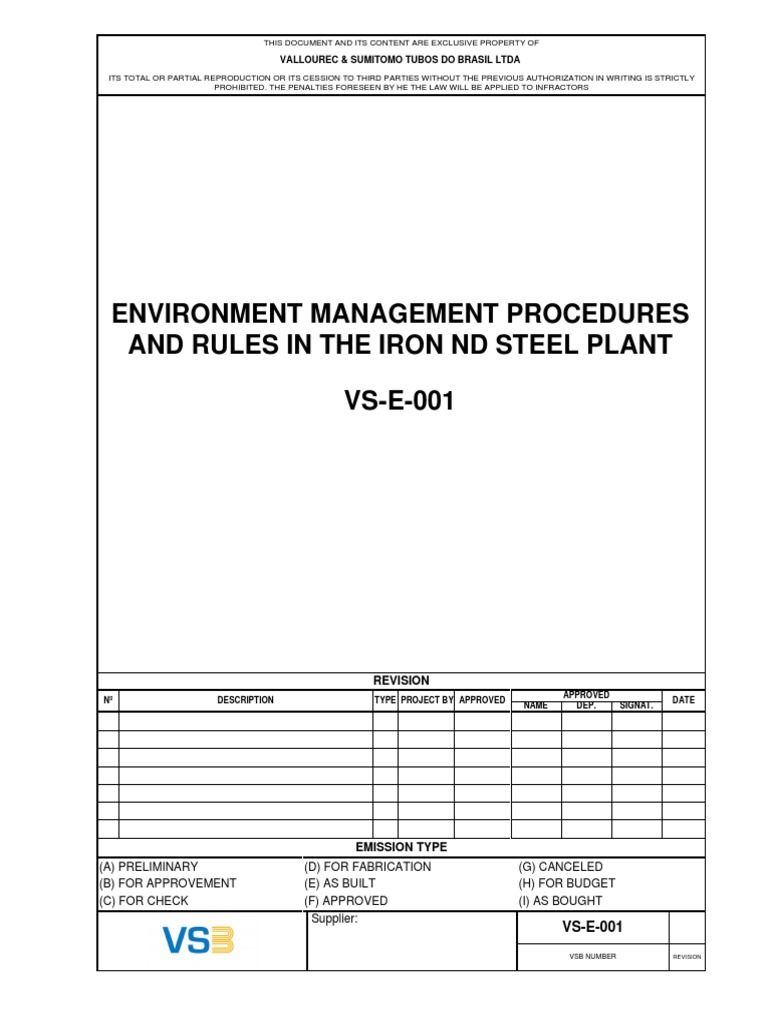 Environmental Management in Steel Production | PDF | Combustion ...