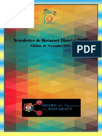 District Newsletter November 2014 (French)