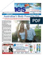 The Fiji: Australian's Body Found in Fiji