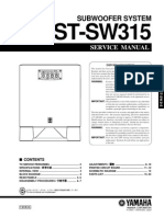 YST-SW315 Subwoofer Service Manual