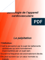 Sémiologie de l’appareil cardiovasculaire