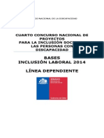 Bases InclusiónLaboral_Línea Dependiente 2014