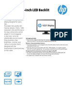 AMS HP V221 Monitor Datasheet PDF