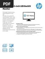 AMS HP V221 Monitor Datasheet PDF