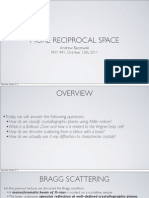 More Reciprocal Space: Andrew Baczewski PHY 491, October 12th, 2011