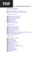 SAP ABAP Syllabus | PDF | Software | Computer Programming