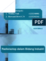Radioisotop Di Bidang Industri