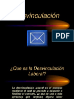 Desvinculación laboral