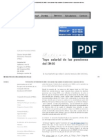 TOPE SALARIAL en PENSIONES DEL IMSS - Como Calcular El Tope Salarial de 25 Salarios Mínimos en La Pensiones Del Imss