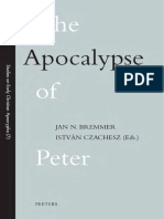 Jan N. Bremmer, Istvan Czachesz The Apocalypse of Peter Studies On Early Christian Apocrypha 2003 PDF