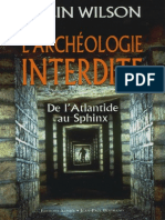 Wilson Colin - L'Archéologie Interdite