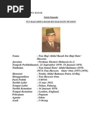 Biodata Tun Abdul Razak