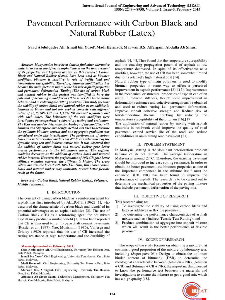 Carbon Black | PDF | Road Surface | Asphalt