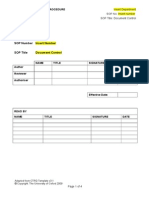 SOPTemplate Document Control V3.1