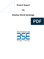 Project Report On Bombay Stock Exchange