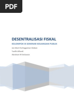 Download Paper Desentralisasi Fiskal by Bram Wahyu SN246665159 doc pdf